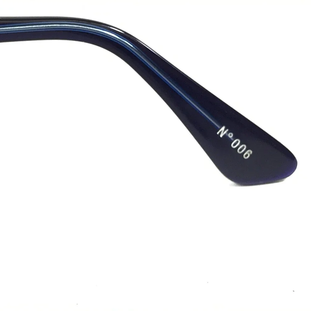 Jean-Francois Rey Eyeglasses Frames NIXON 2525 Black on Clear Blue 51-19-150